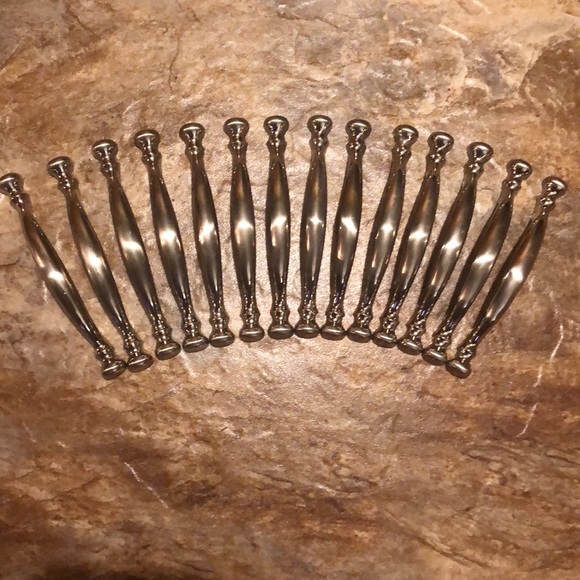 Amerock USA BP854-G9 Drawer Pull Handle Satin Sterling Nickel 3" Center Vtg (14) - Picture 2 of 7